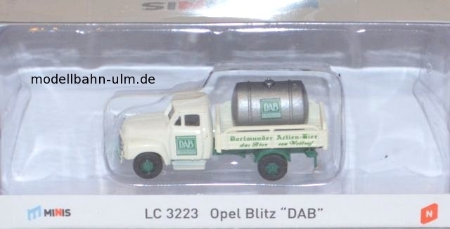 minis LC 3223 Opel Blitz Tankwagen "DAB" Spur N 1:160