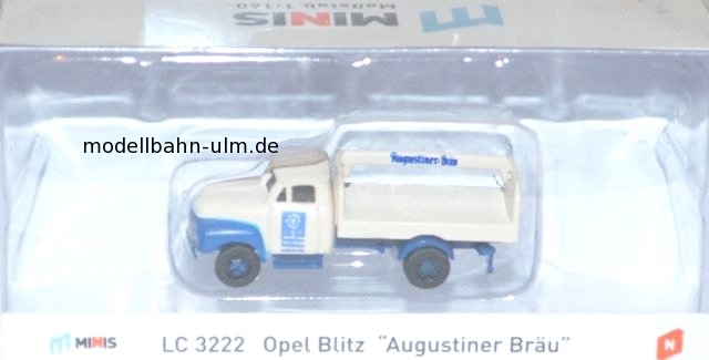 minis LC 3222 Opel Blitz "Augustiner Bräu" Spur N 1:160