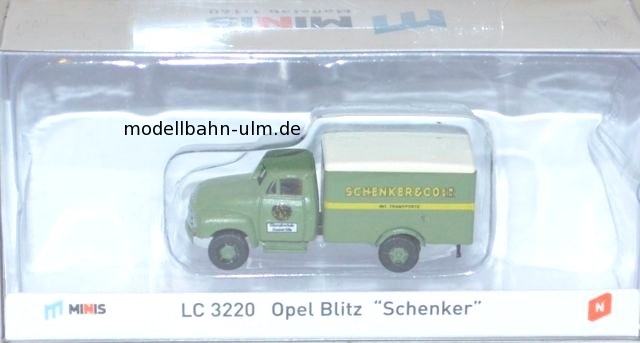 minis LC 3220 Opel Blitz "Schenker" Spur N