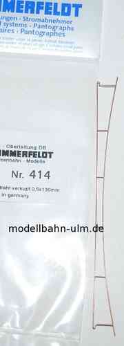 Sommerfeldt 414 Fahrdraht verkupfert 0,5 x 135 mm