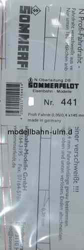 Sommerfeldt 441 Profi-Fahrdraht 0,4 x 145 offen