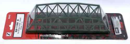 Rokuhan Noch 97043 Doppelte Stahlbrücke 220mm grün Spur Z